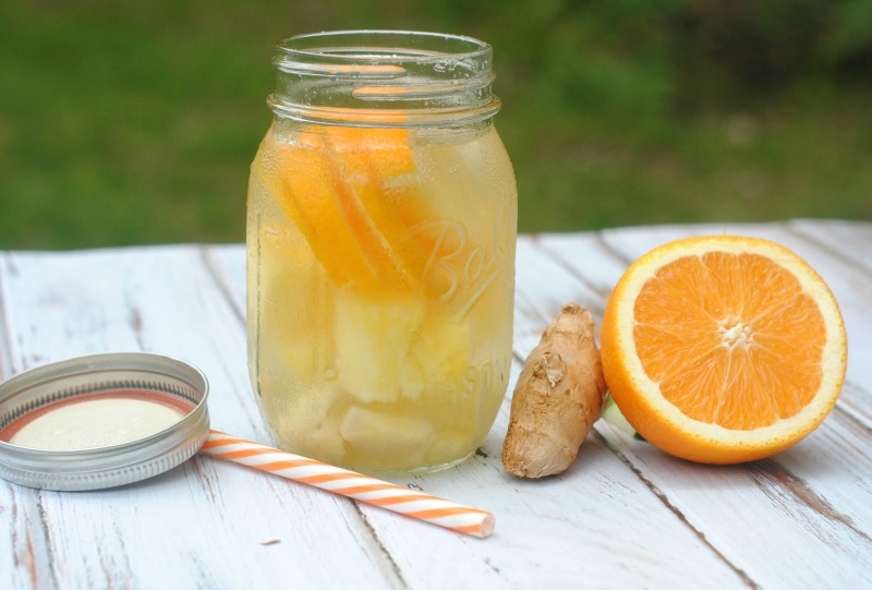 PineappleOrangeGinger-infused-water