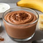 Μους γιαουρτιού με κακάο & μπανάνα χωρίς ζάχαρη Μους γιαουρτιού με κακάο & μπανάνα χωρίς ζάχαρη