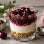Protein Cheesecake σε ποτήρι χωρίς ψήσιμο Protein Cheesecake σε ποτήρι χωρίς ψήσιμο